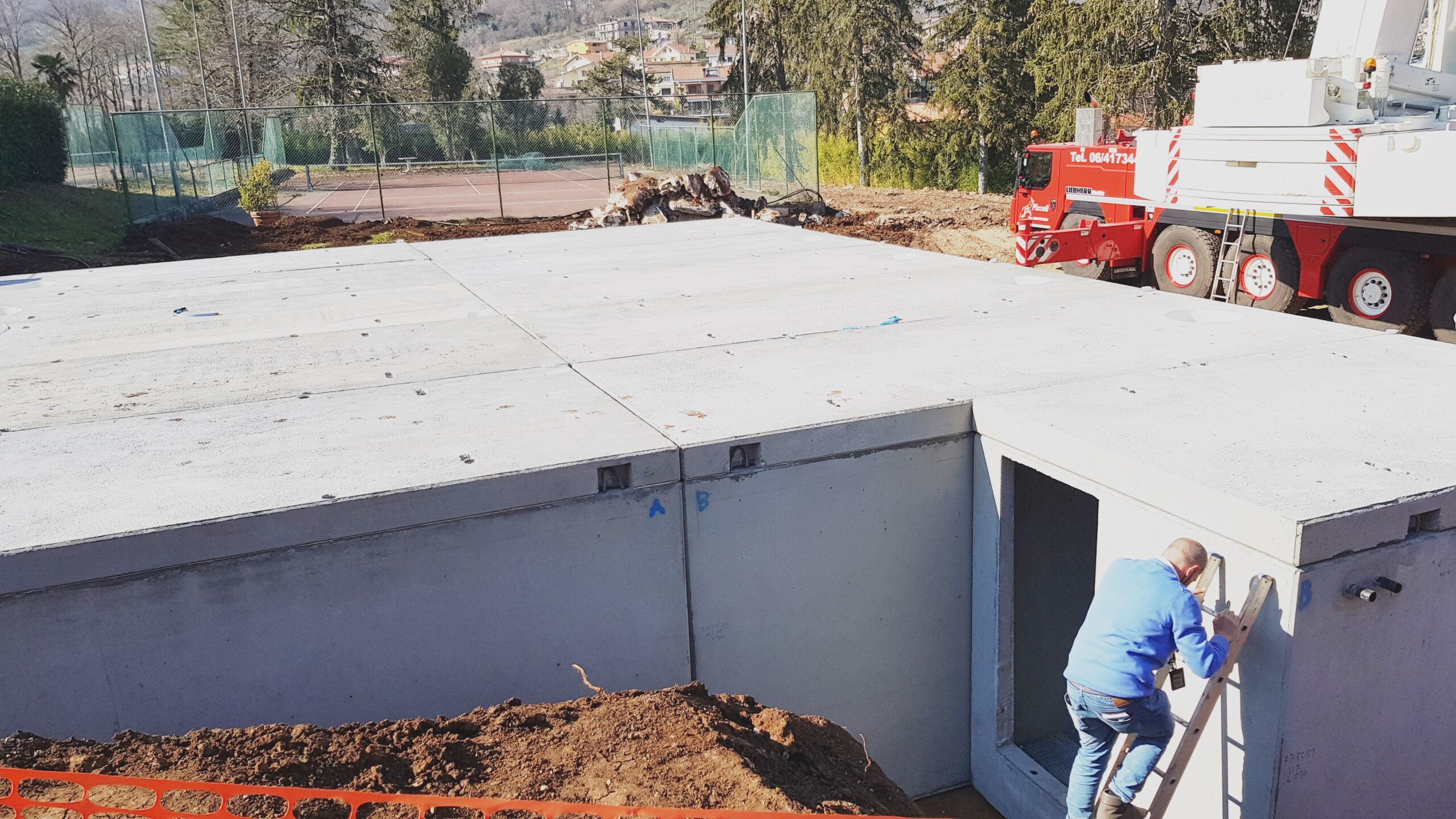 BACINO DI ACCUMULO PER ACQUA POTABILE DA 600 MC